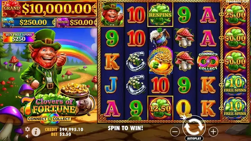 7 Clovers of Fortune slot screenshot 1