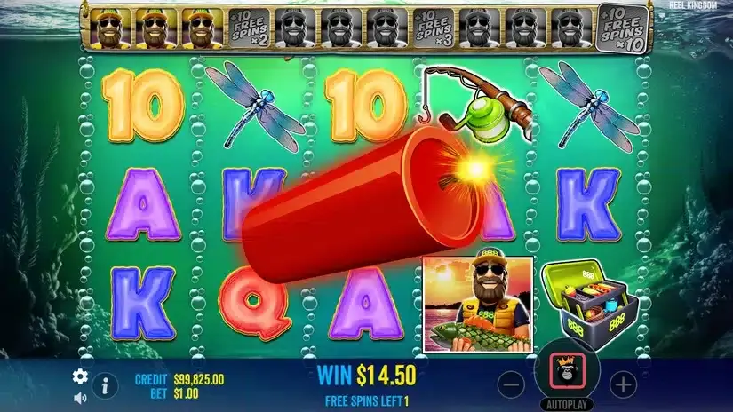 888 Big Bass Bonanza slot screenshot 5