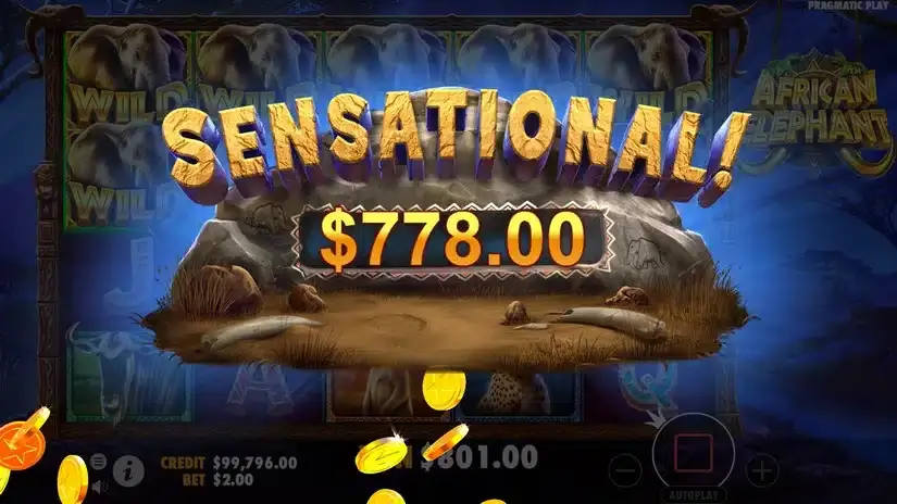 African Elephant slot screenshot 