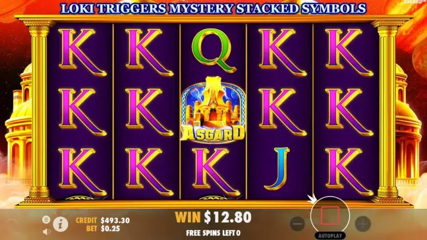 Asgard slot screenshot 