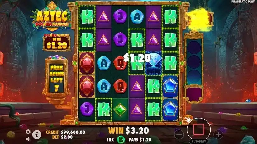 Aztec Powernudge slot screenshot 4