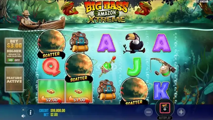 Big Bass Amazon Xtreme slot screenshot 2