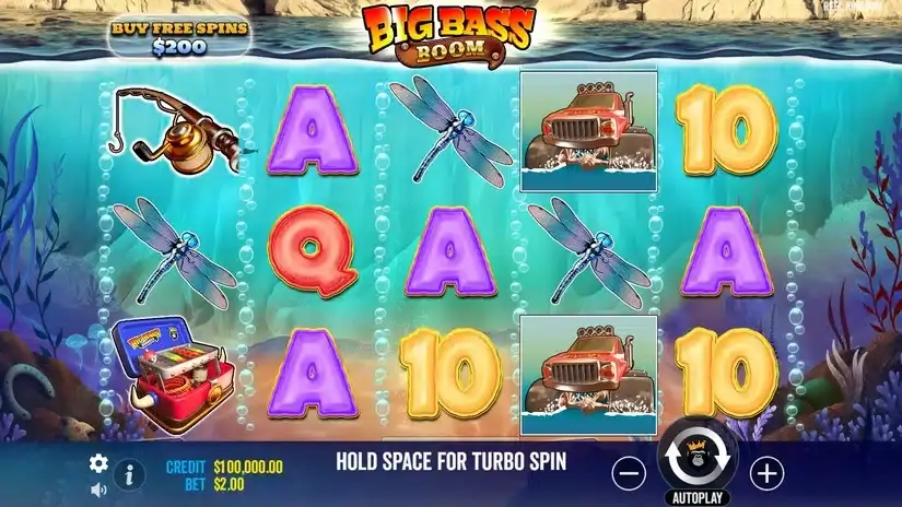 Big Bass Boom slot screenshot 1