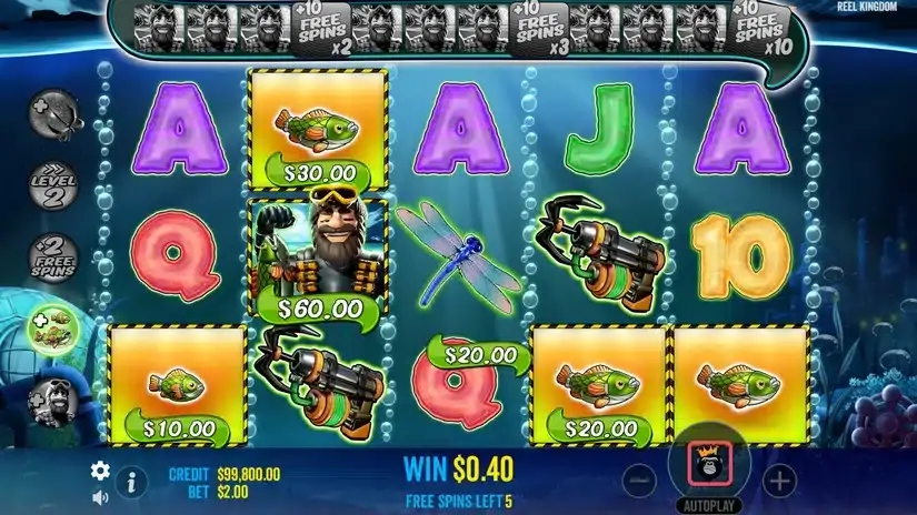 Big Bass Fishing Mission slot screenshot 5