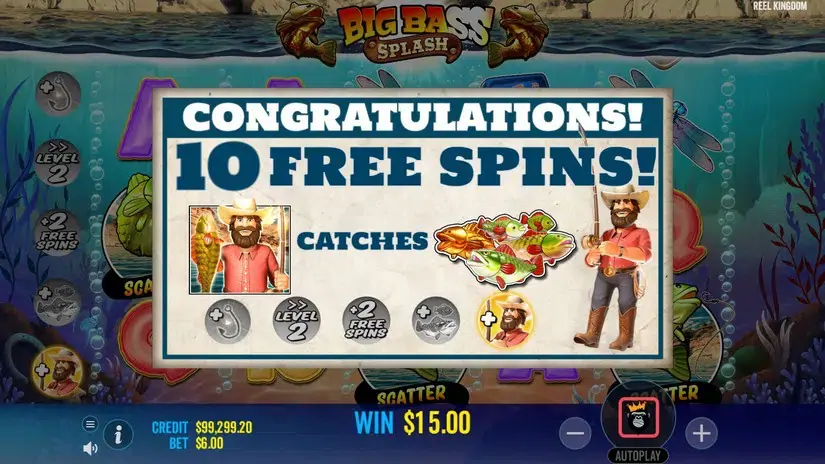 Big Bass Splash slot screenshot 5