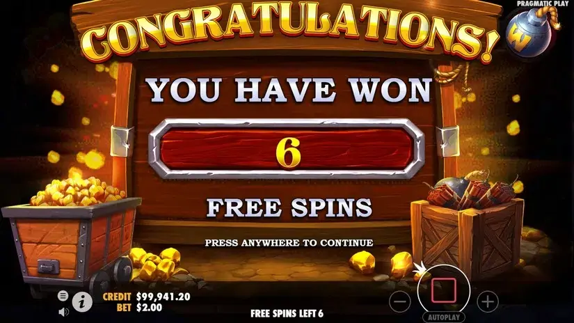 Bomb Bonanza slot screenshot 6
