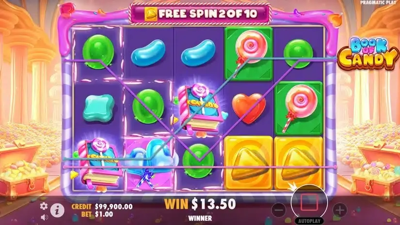 Book of Candy slot screenshot 5