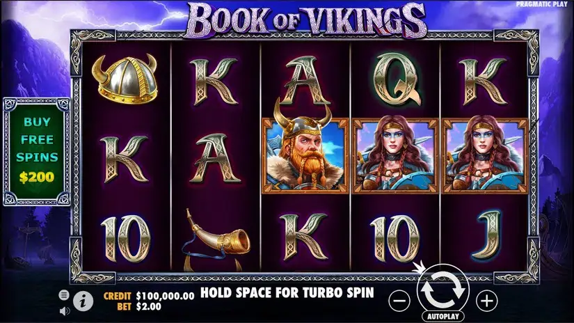Book of Vikings slot screenshot 