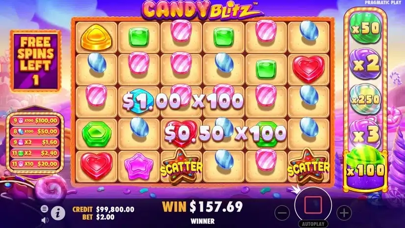 Candy Blitz slot screenshot 6