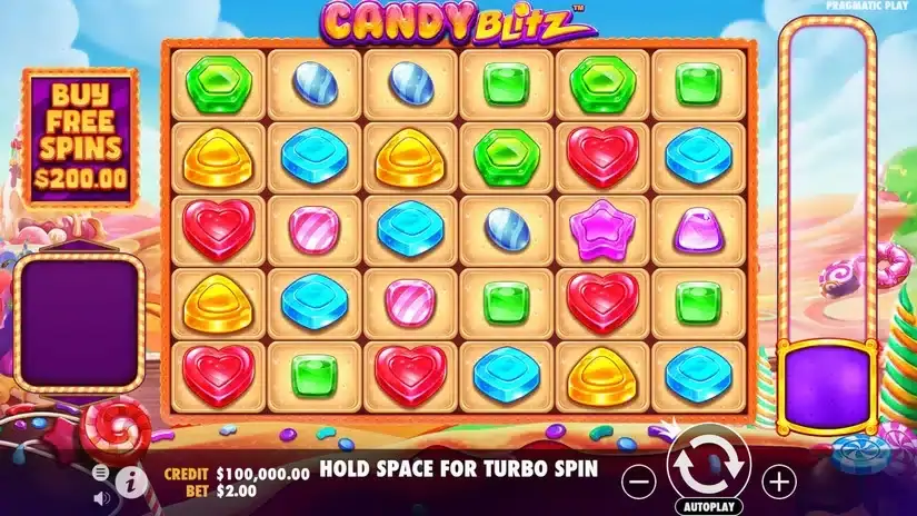 Candy Blitz slot screenshot 