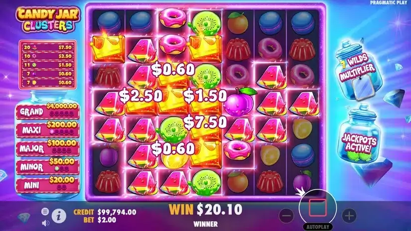 Candy Jar Clusters slot screenshot 4