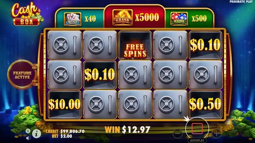 Cash Box slot screenshot 