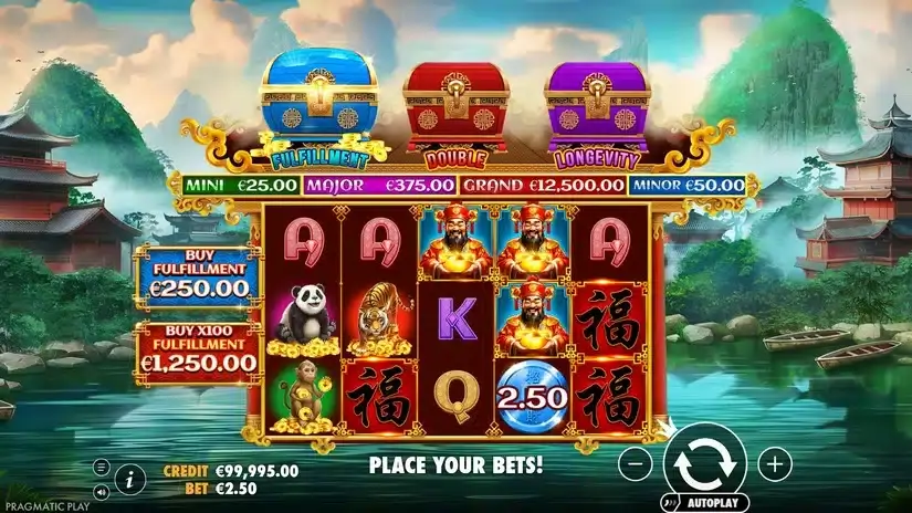 Chests of Cai Shen 2 — Free Demo, RTP, Bonus Features & slot screenshot 