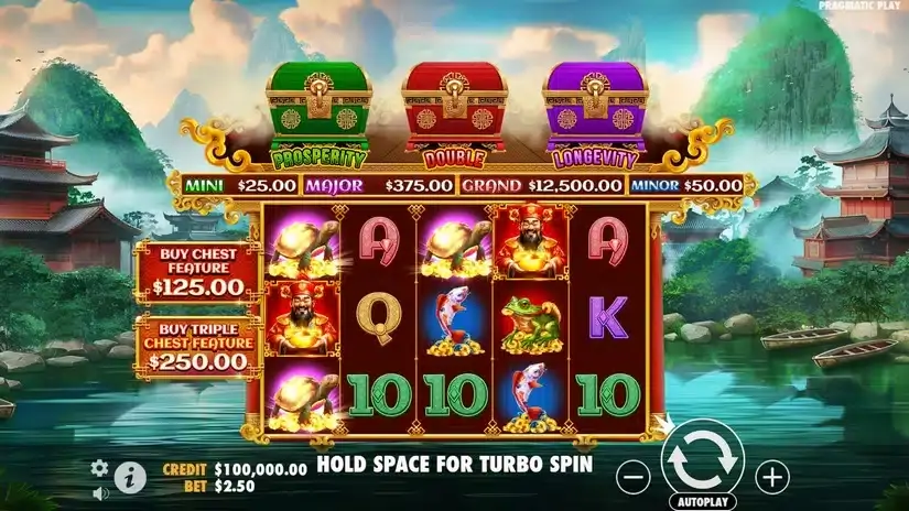 Chests of Cai Shen slot screenshot 