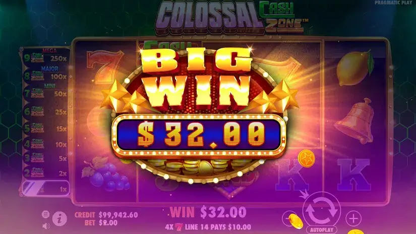 Colossal Cash Zone slot screenshot 5