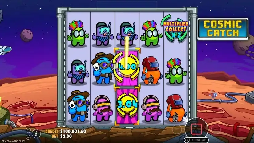 Cosmic Catch slot screenshot 4