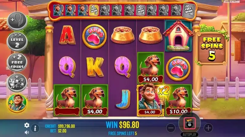 Dog Pound slot screenshot 6