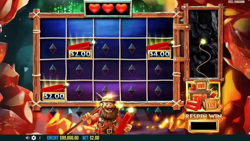 Dynamite Diggin Doug slot screenshot 4