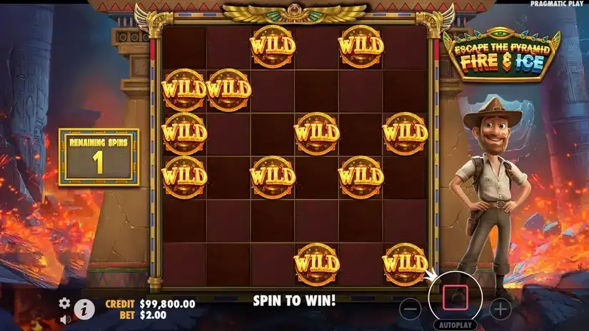 Escape the Pyramid – Fire & Ice slot screenshot 5