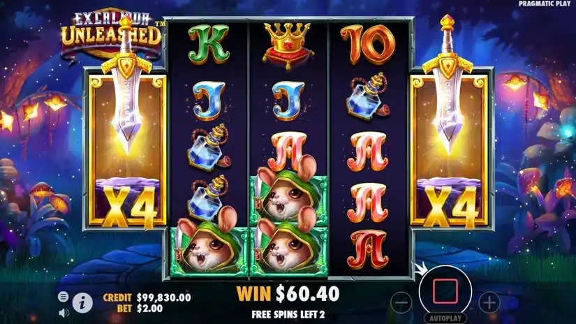 Excalibur Unleashed slot screenshot 7