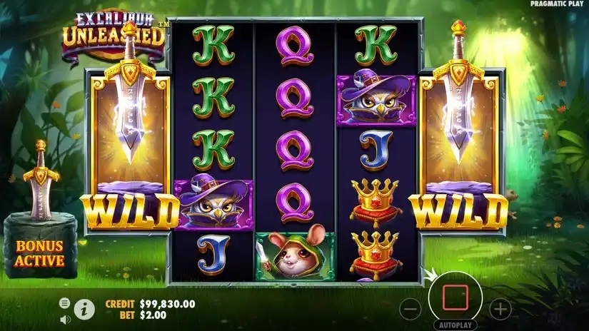 Excalibur Unleashed slot screenshot 4