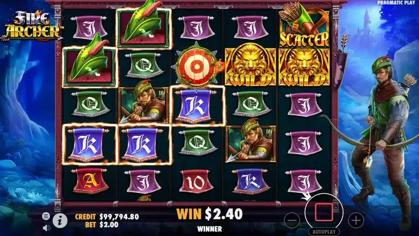 Fire Archer slot screenshot 4