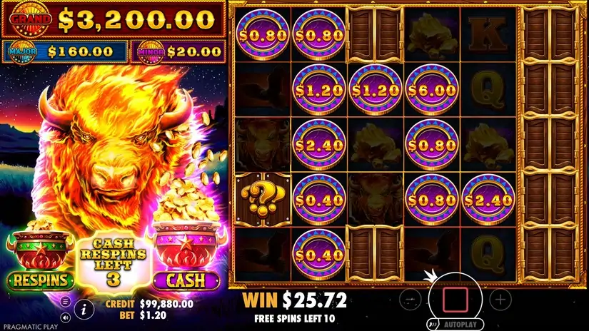 Fire Stampede Ultimate slot screenshot 6