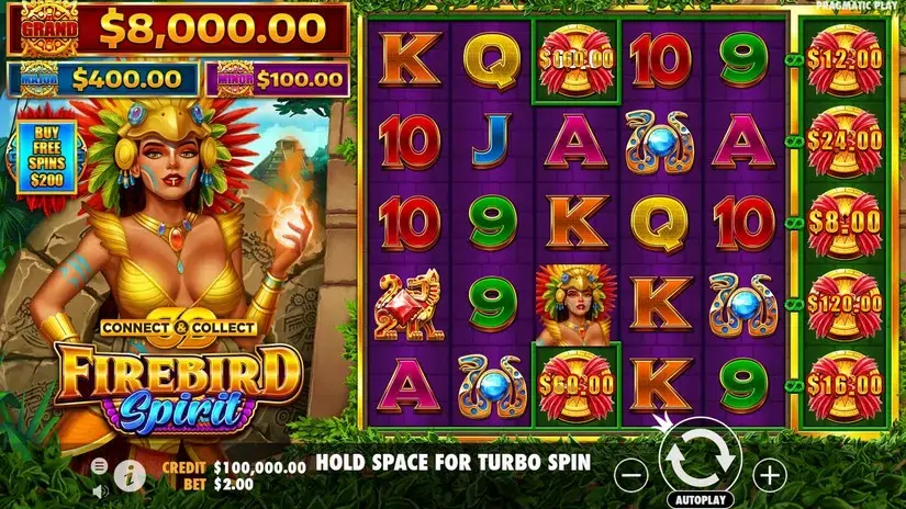 Firebird Spirit slot screenshot 
