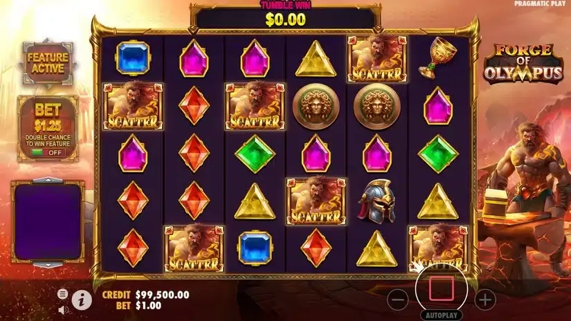 Forge of Olympus slot screenshot 3