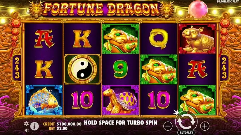 Fortune Dragon slot screenshot 1