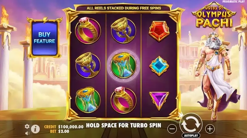 Gates of Olympus Pachi slot screenshot 