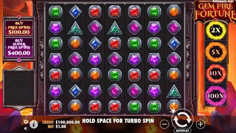 Gem Fire Fortune slot screenshot 