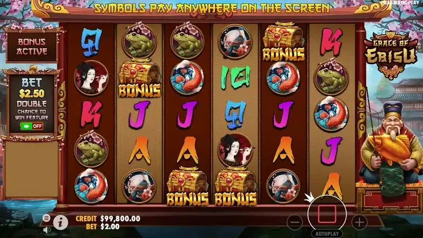 Grace of Ebisu slot screenshot 2