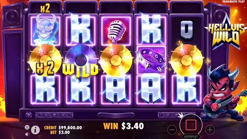 Hellvis Wild slot screenshot 4