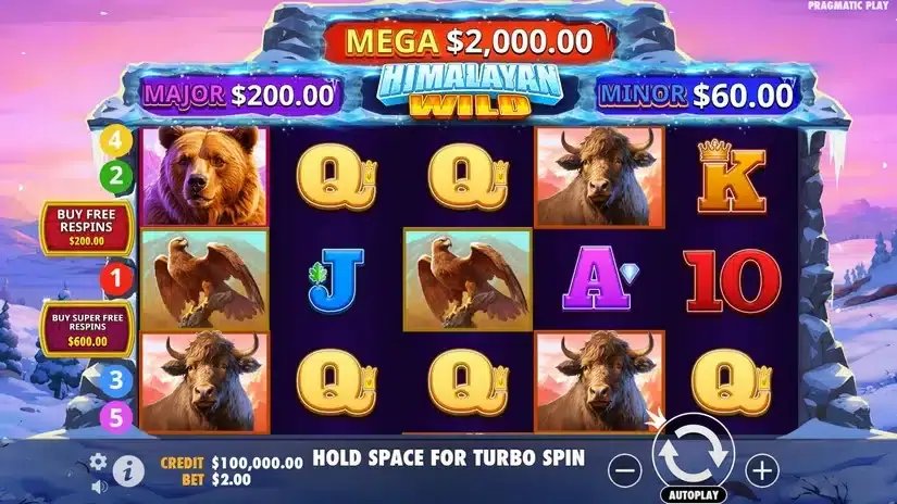 Himalayan Wild slot screenshot 