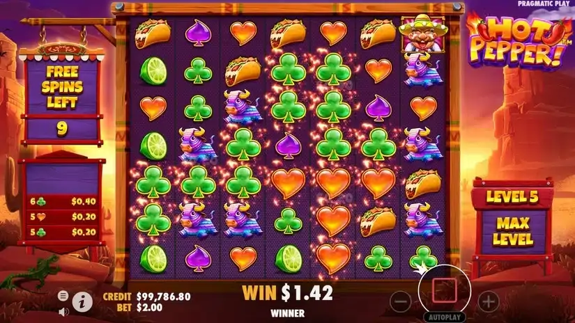 Hot Pepper slot screenshot 4