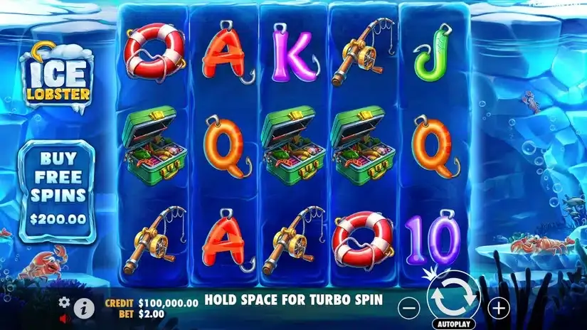 Ice Lobster slot screenshot