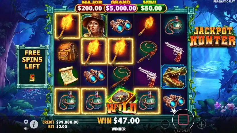 Jackpot Hunter slot screenshot 5
