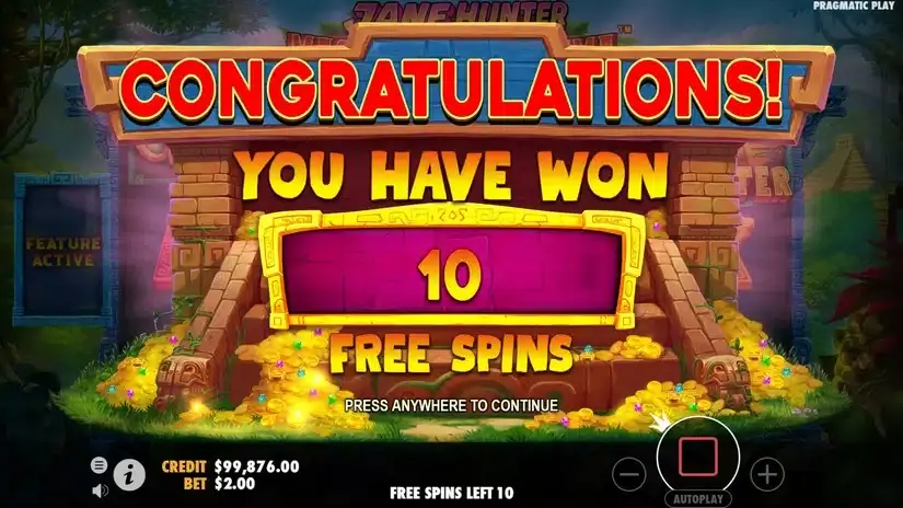 Jane Hunter and the Mask of Montezuma slot screenshot 3