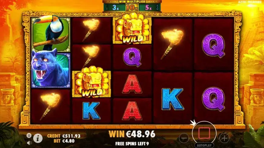 John Hunter and the Aztec Treasure slot screenshot