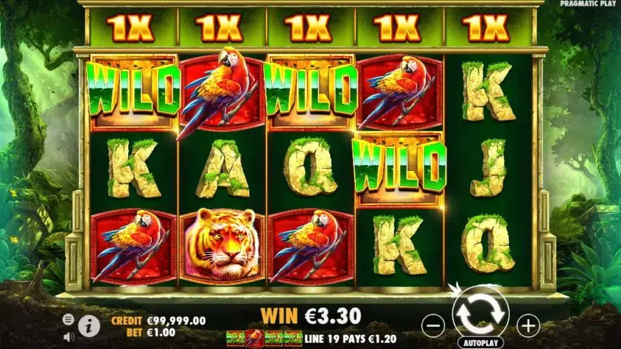 Jungle Gorilla slot screenshot 2