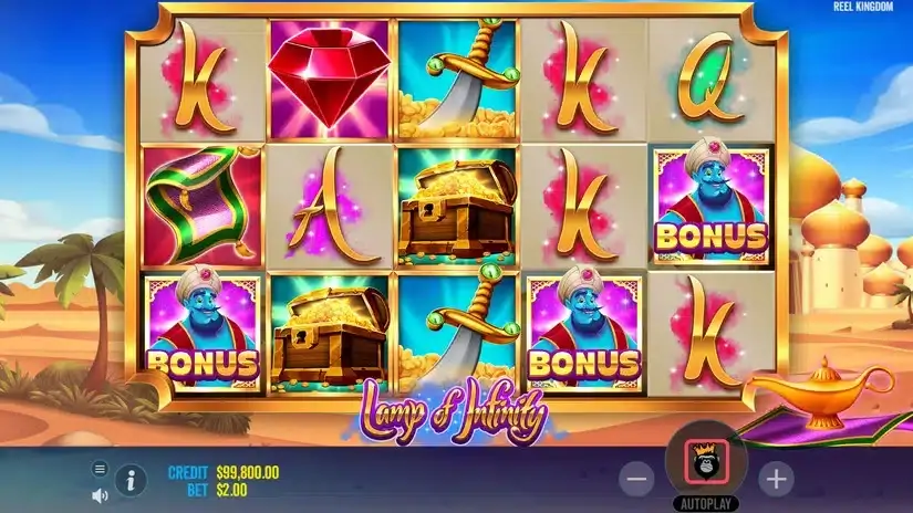 Lamp Of Infinity slot screenshot 2