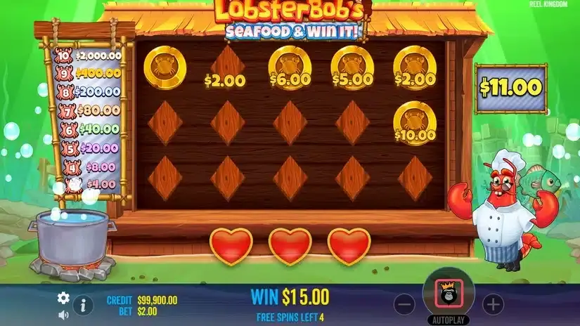 Lobster Bob’s Sea Food and Win It slot screenshot 7