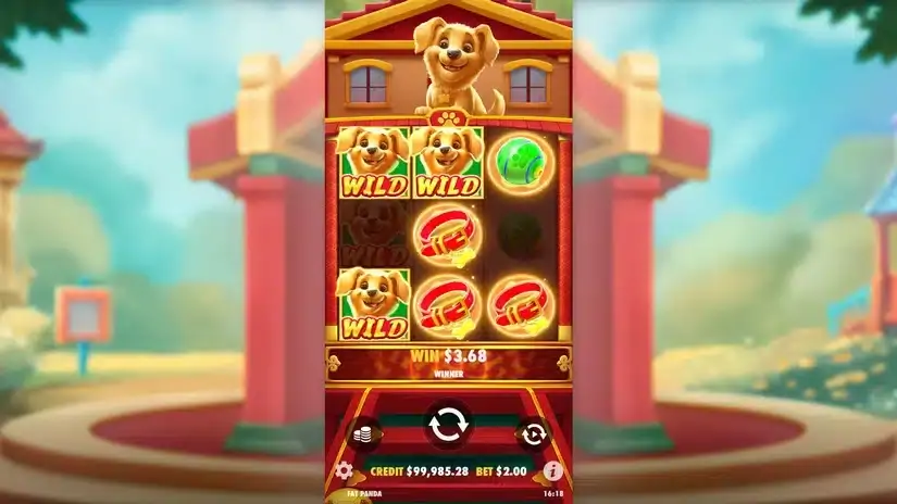 Lucky Dog slot screenshot 