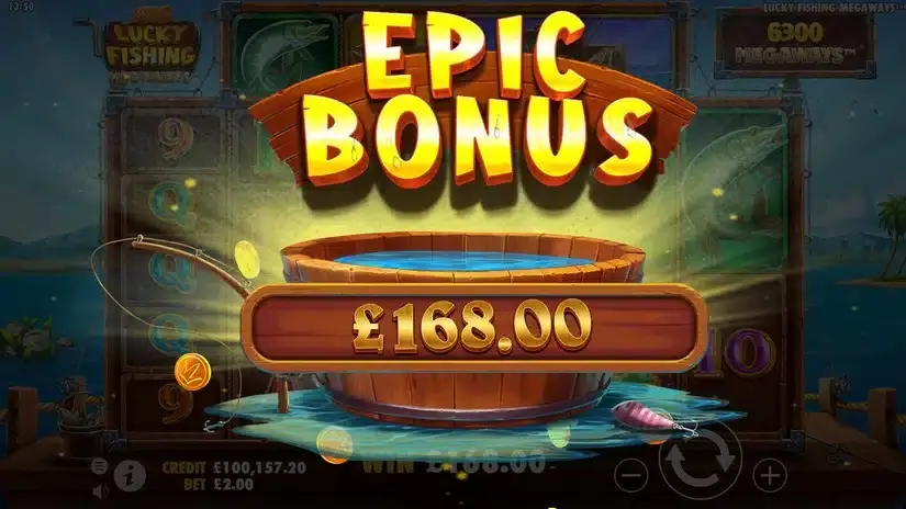 Lucky Fishing Megaways slot screenshot 