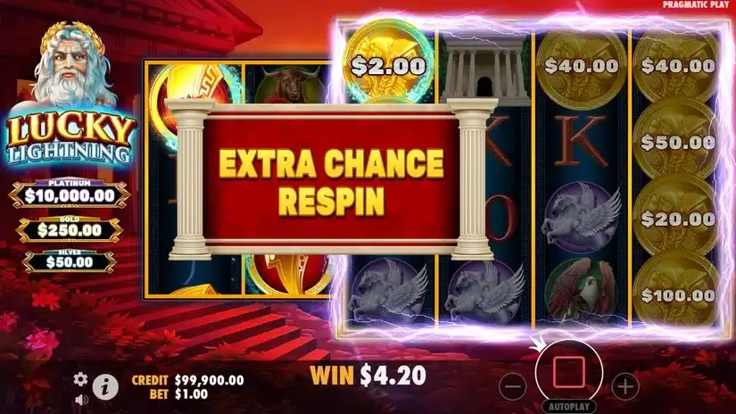 Lucky Lightning slot screenshot 5