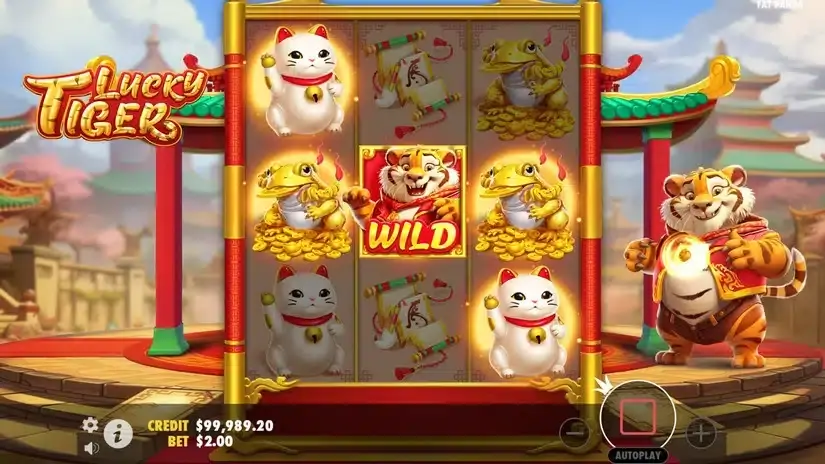 Lucky Tiger slot screenshot 3
