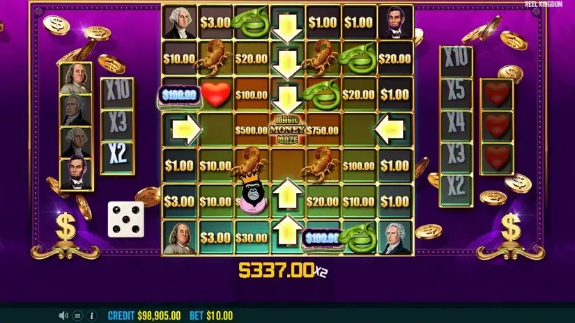 Magic Money Maze slot screenshot 7