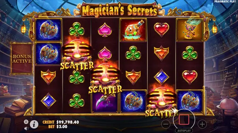 Magician’s Secrets slot screenshot 5
