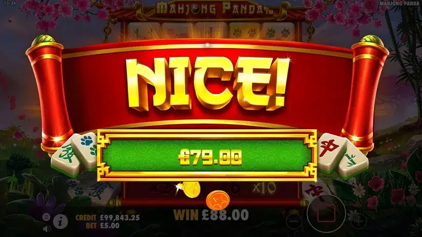 Mahjong Panda slot screenshot 7